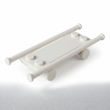 White Medical Stretcher Accessory Minifigure
