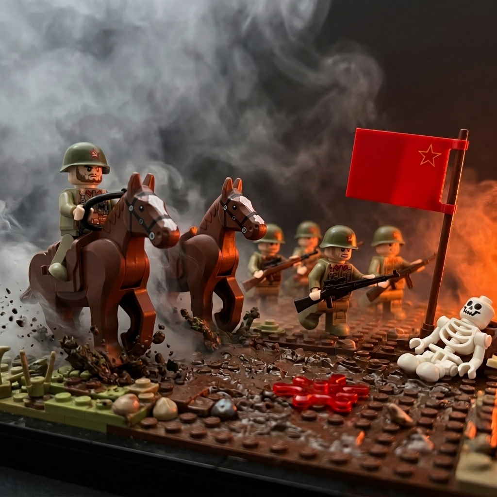 WWII Soviet Infantry Mega Set — 12 Soldiers