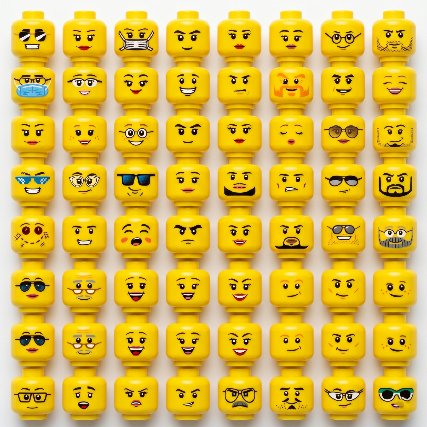 Printed Head 66 Pack Minifigure
