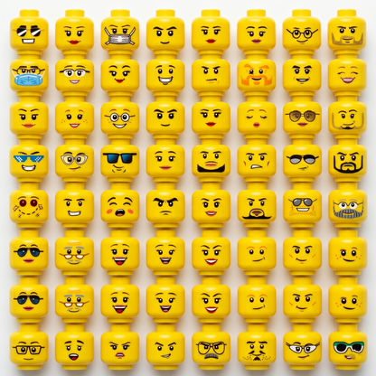 Printed Head 66 Pack Minifigure