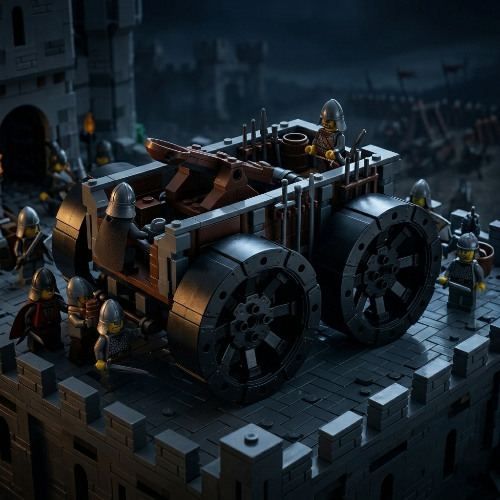 Minifigure Large Wheels 55mm