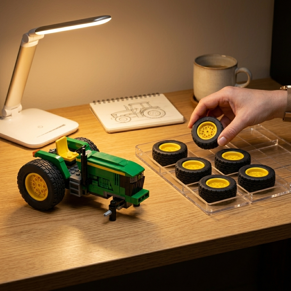 62×20mm Minifigure-Scale Wheel Assembly