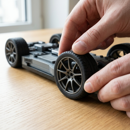 48×20mm Minifigure-Scale Wheel Assembly