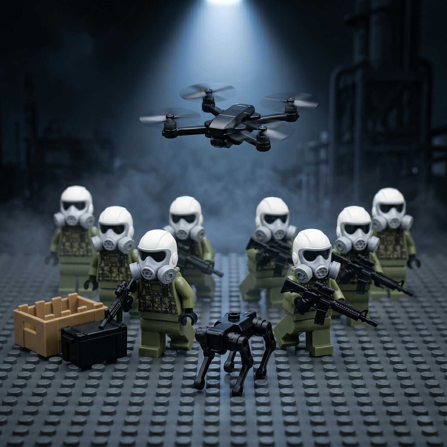 Hazmat Special Forces Minifigure Set
