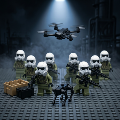 Hazmat Special Forces Minifigure Set