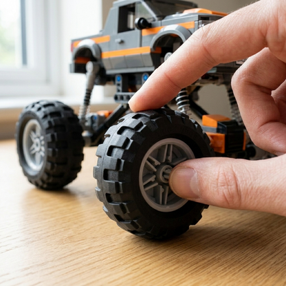 56×26mm Minifigure-Scale Wheel Assembly