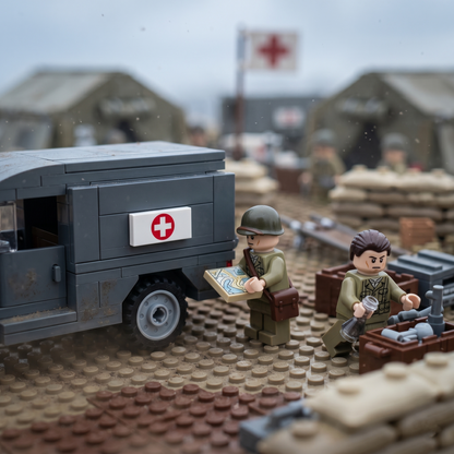 White Medical Cross Tile Accessory Minifigure