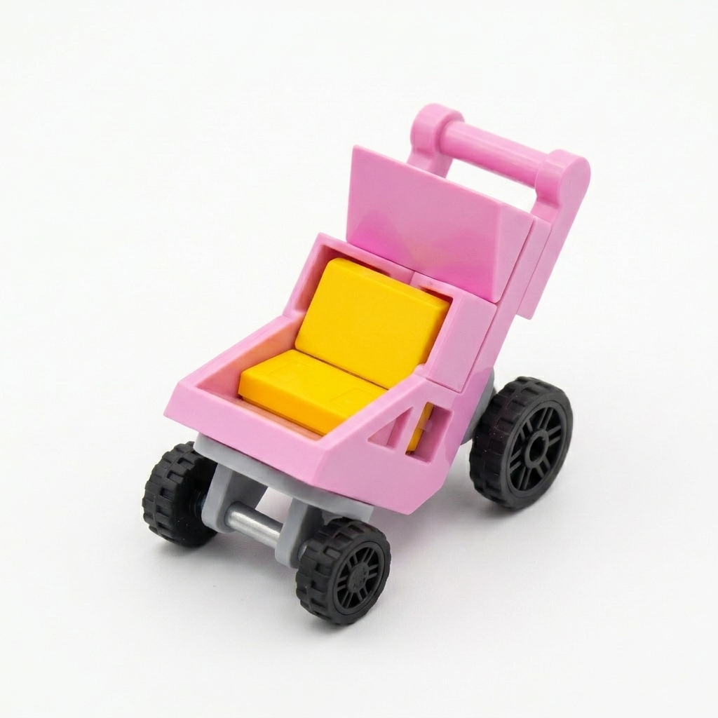 Baby Stroller Accessory Minifigure