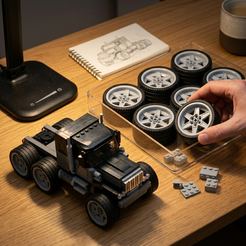 68.8×36mm Minifigure-Scale Wheel Assembly