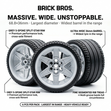 68.8×36mm Minifigure-Scale Wheel Assembly
