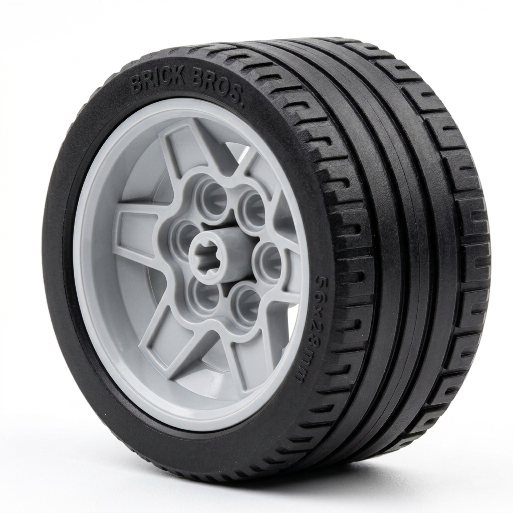 56×28mm Minifigure-Scale Wheel Assembly