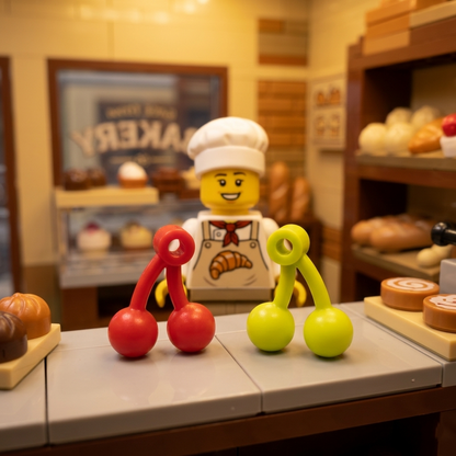Mini Cherry Accessory Minifigure