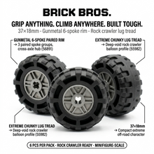 37x18mm Minifigure Wheels