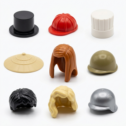 Hair & Hat Accessories Minifigure
