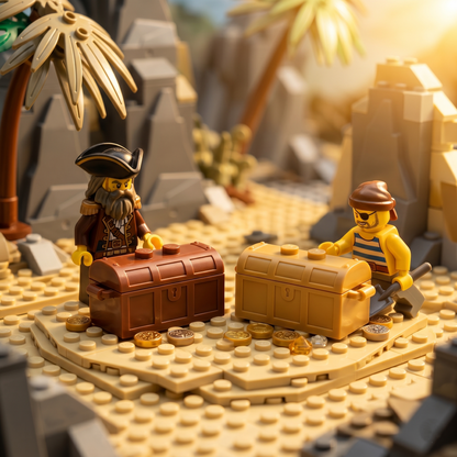 Mini Treasure Chest Minifigure Accessory