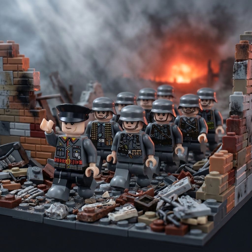 WW2 German Wehrmacht Set — 8 Soldiers