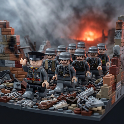 WW2 German Wehrmacht Set — 8 Soldiers