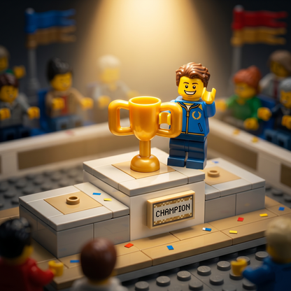 Gold Trophy Accessory Minifigure