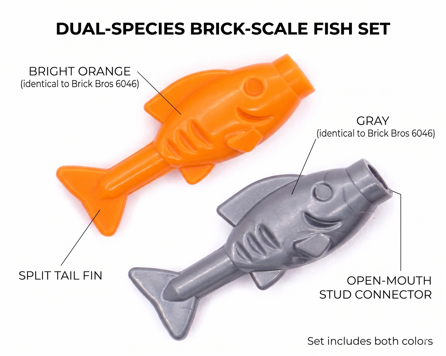Mini Fish Accessory Minifigure