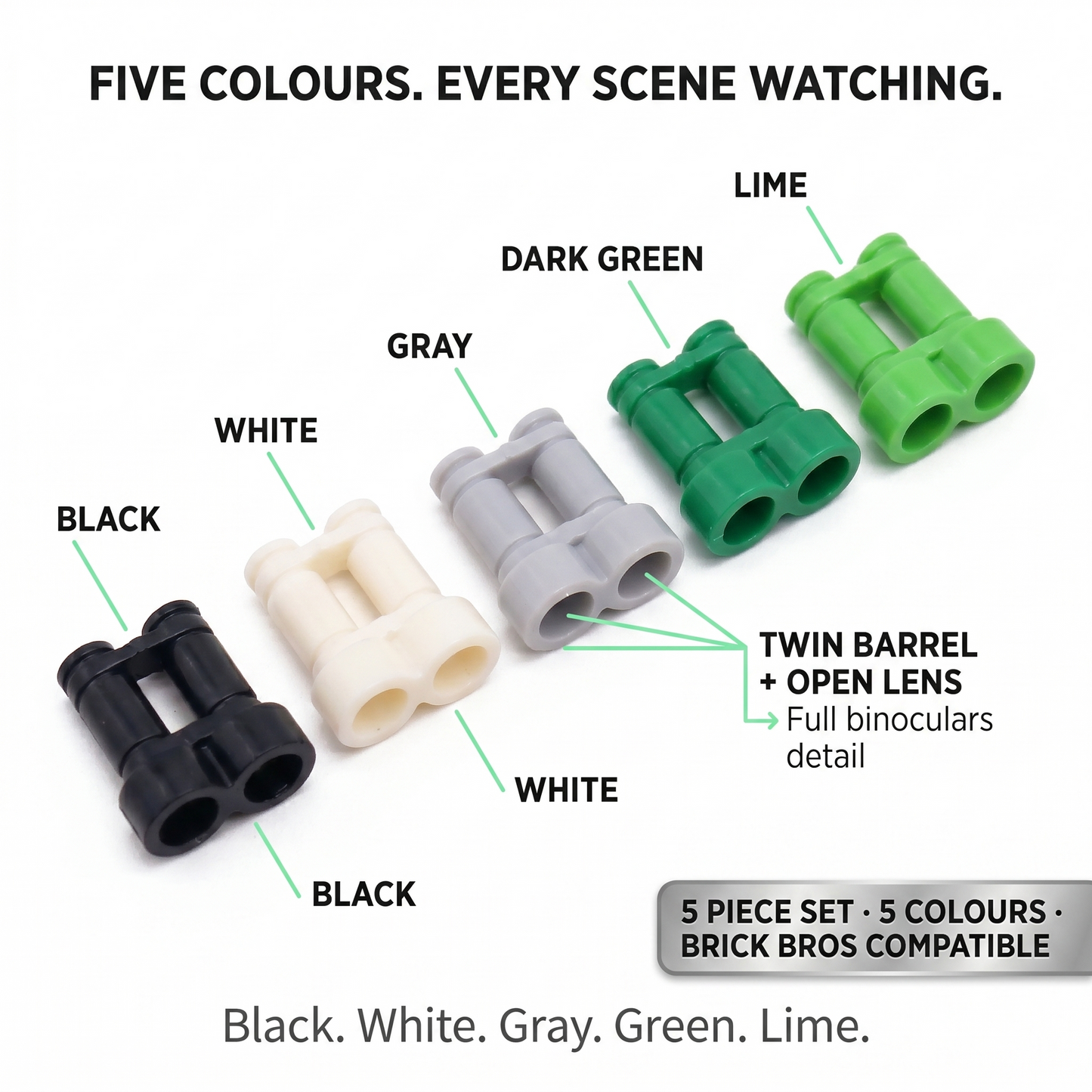 Binoculars Accessory Minifigure