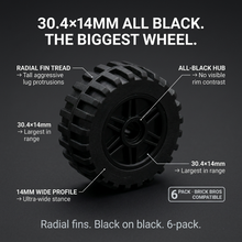 Minifigure Wheels 30.4x14mm