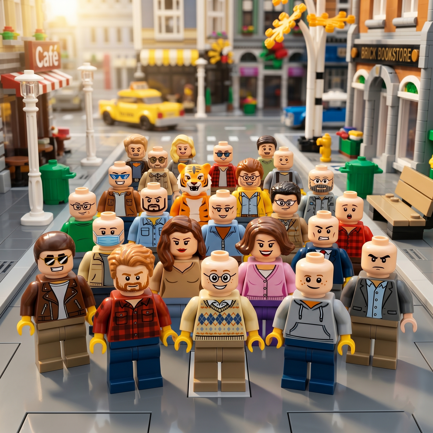 Flesh Tone Head Pack Minifigure