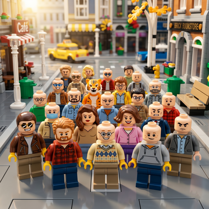 Flesh Tone Head Pack Minifigure