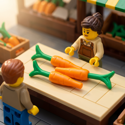 Mini Carrot Accessory Minifigure