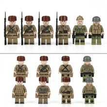 WW2 Desert Infantry Set — 8 Soldiers