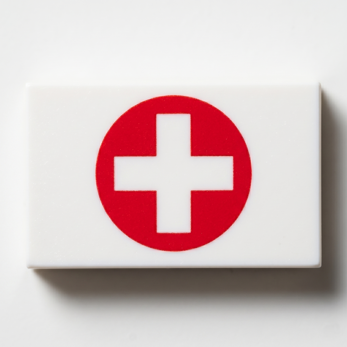 White Medical Cross Tile Accessory Minifigure