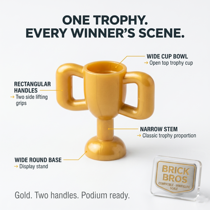 Gold Trophy Accessory Minifigure