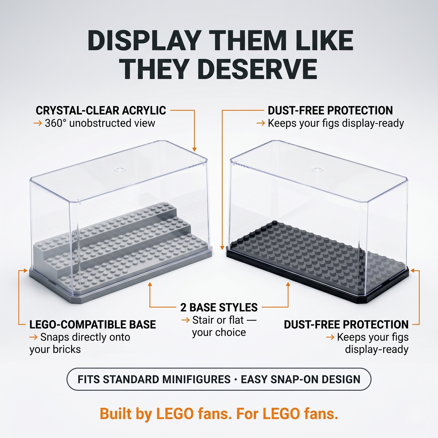 Brick Bros: Minifigure Display Case