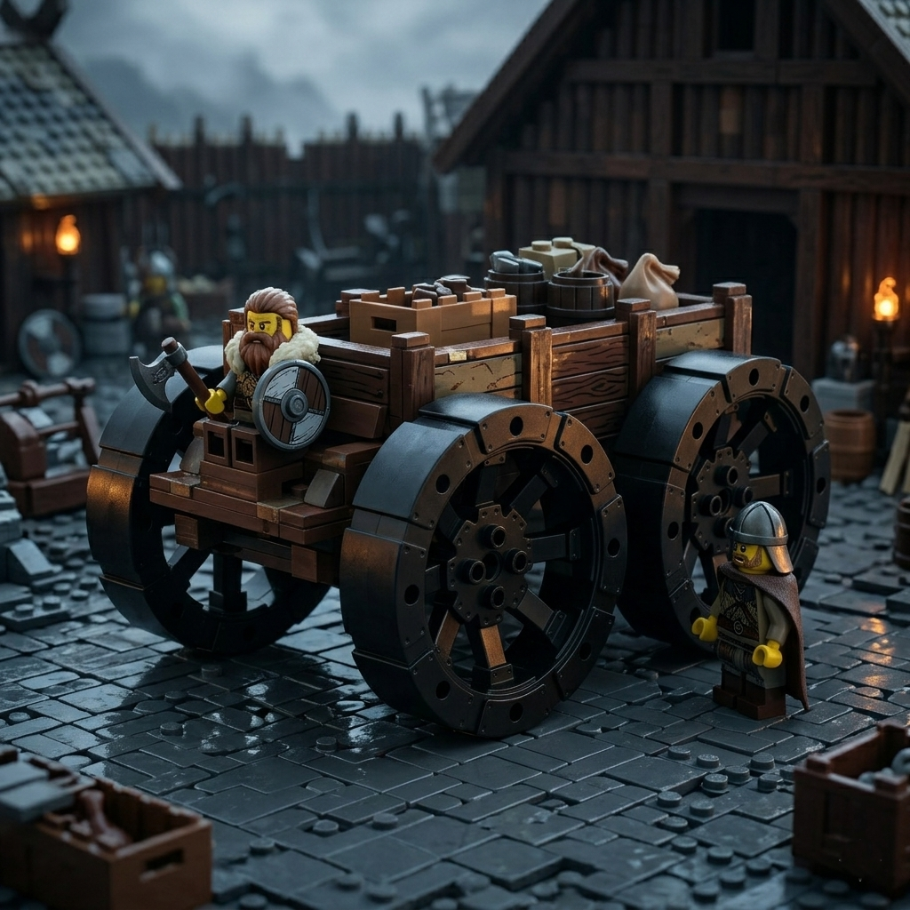 Minifigure Large Wheels 55mm