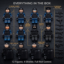 Police Riot Control Set — 12 Figures