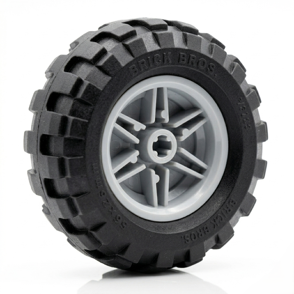56×26mm Minifigure-Scale Wheel Assembly