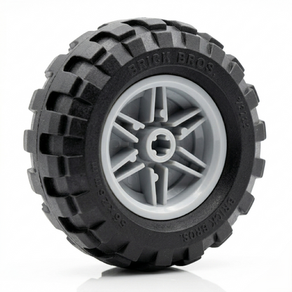 56×26mm Minifigure-Scale Wheel Assembly