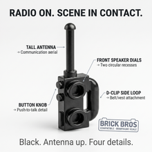 Black Radio Accessory Minifigure