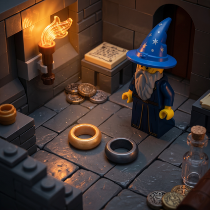 Gold Ring Minifigure