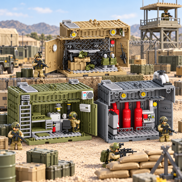 Modular Military Container Base Sets | Brick Bros – Brick Bros