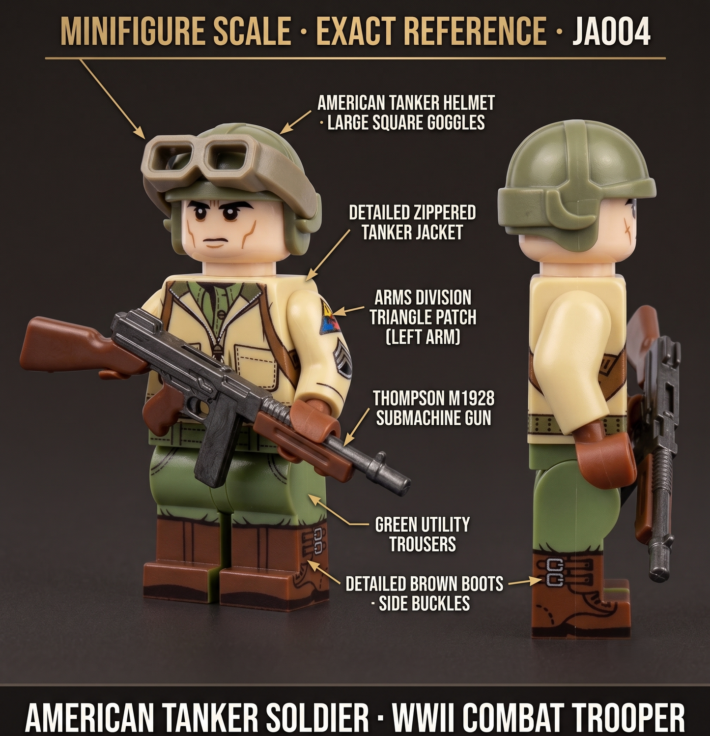 WWII Japanese Field Commander Collectible Minifigure
