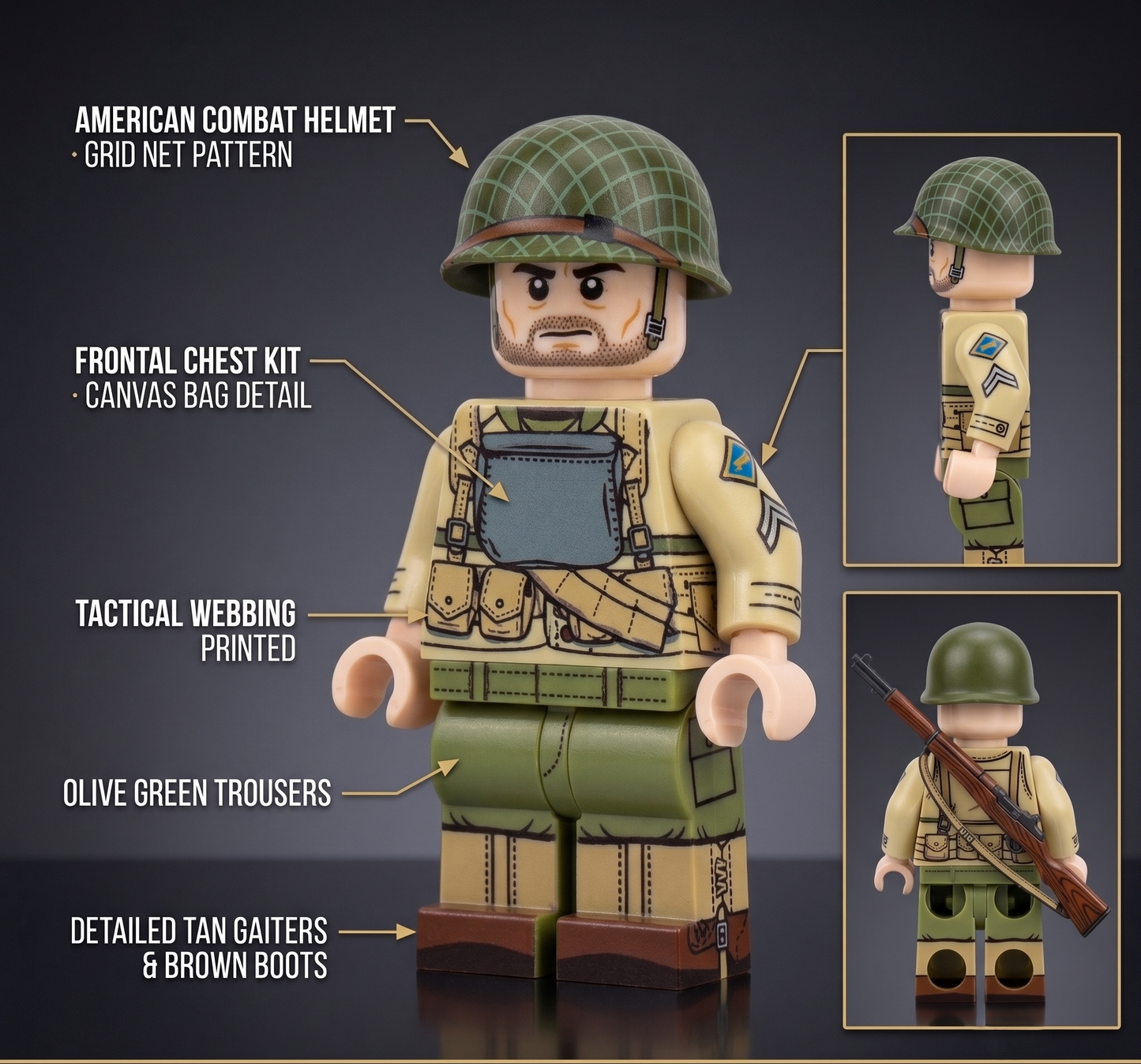 WWII Japanese Communications Specialist Collectible Minifigure