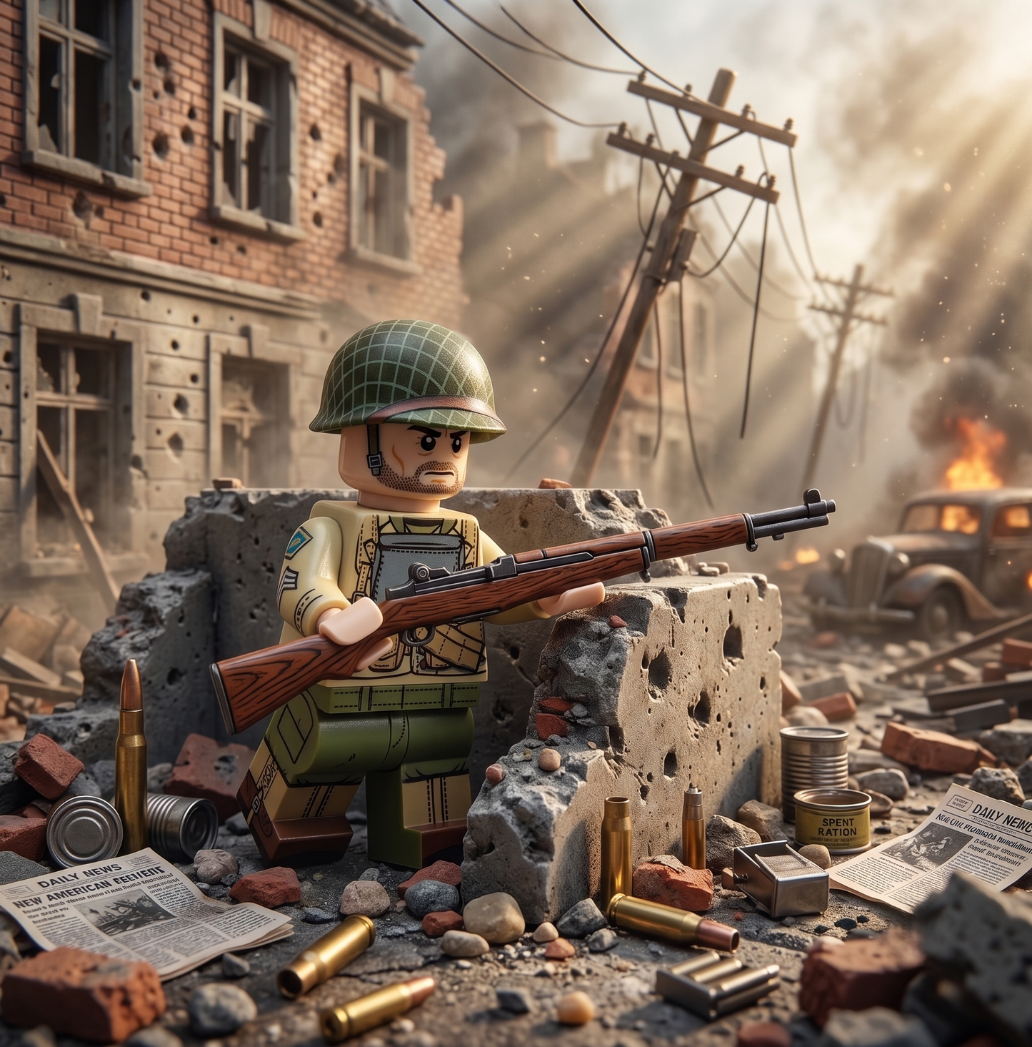 WWII Japanese Communications Specialist Collectible Minifigure
