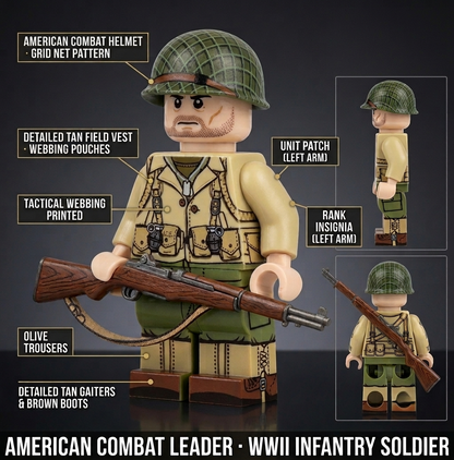 WWII Japanese Officer Lieutenant Collectible Minifigure