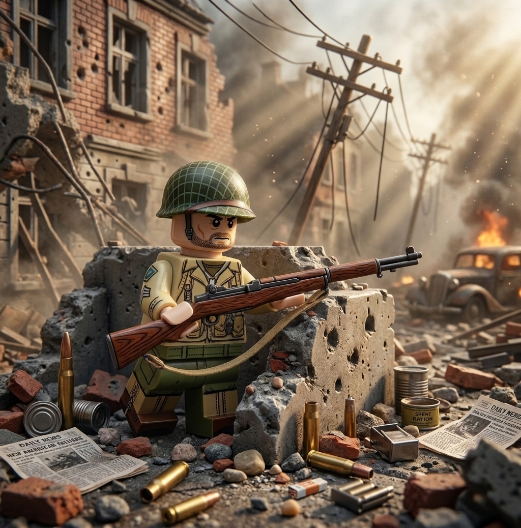 WWII Japanese Officer Lieutenant Collectible Minifigure