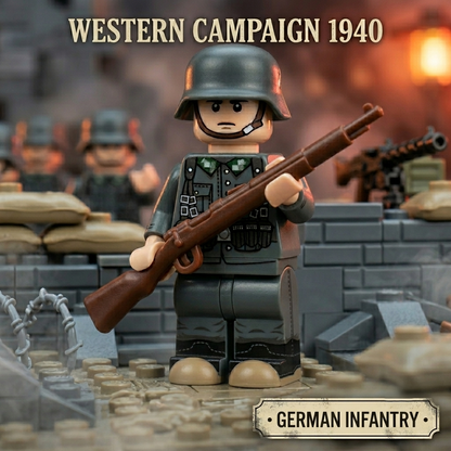 WWII German Soldier Collectible Minifigure