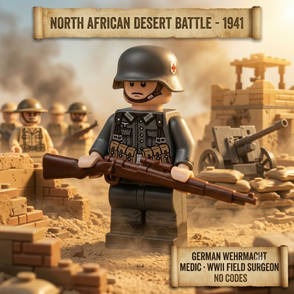 WWII German Ammunition Bearer Collectible Minifigure
