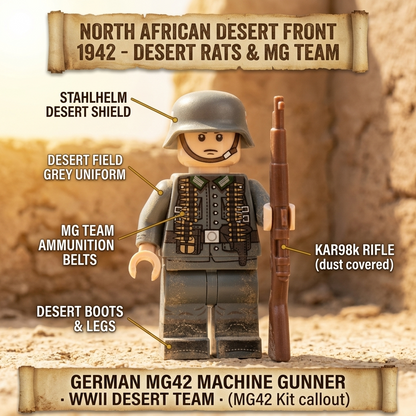 WWII German Ammunition Bearer Collectible Minifigure