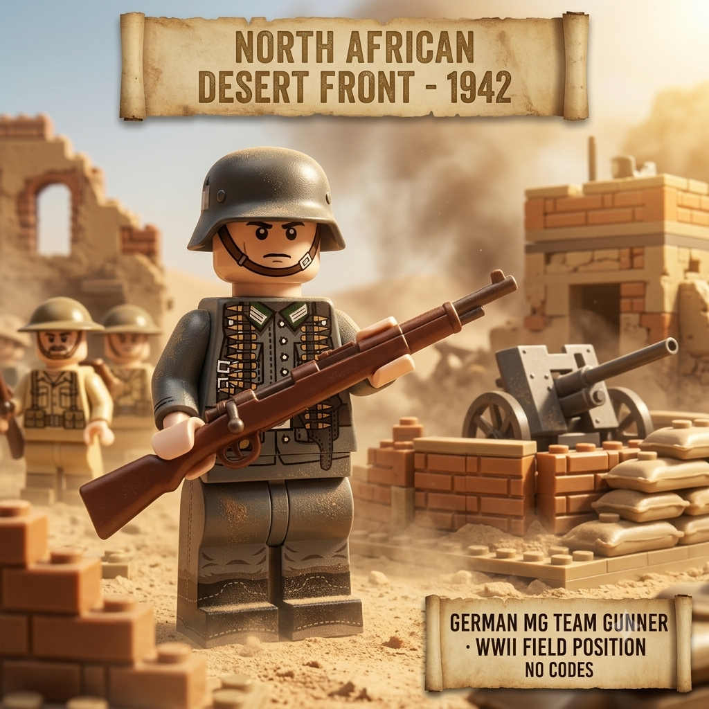 WWII German Ammunition Bearer Collectible Minifigure
