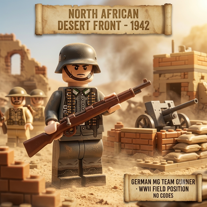 WWII German Ammunition Bearer Collectible Minifigure