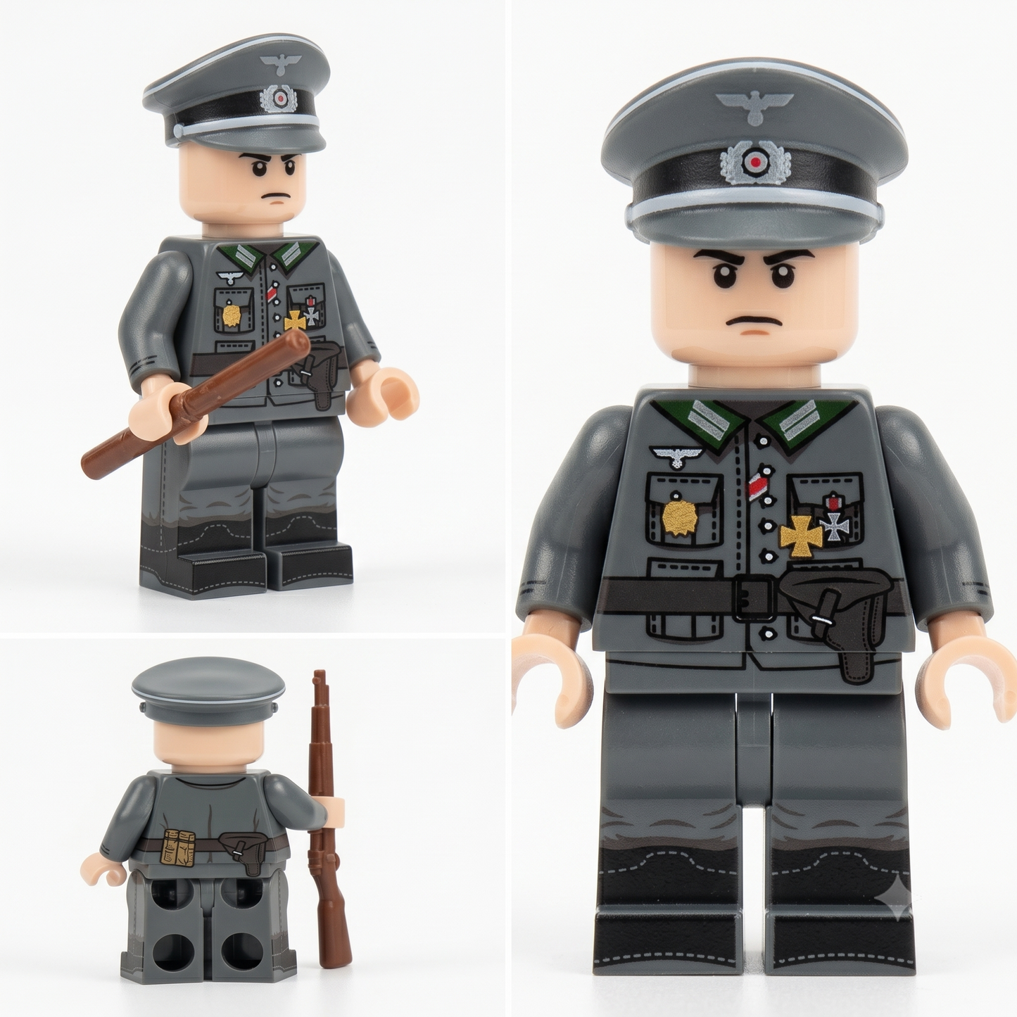 WWII German Officer Commander Collectible Minifigure